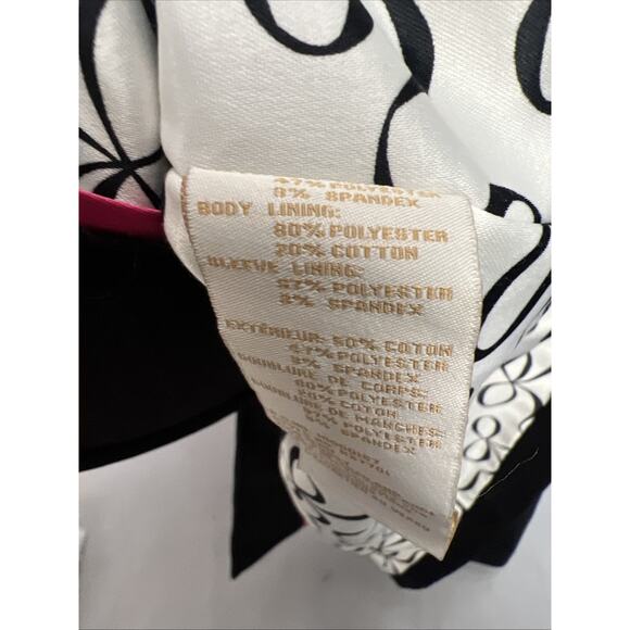 Kate Spade swing trench coat jacket black M medium white lining single breasted - Picture 5 of 7